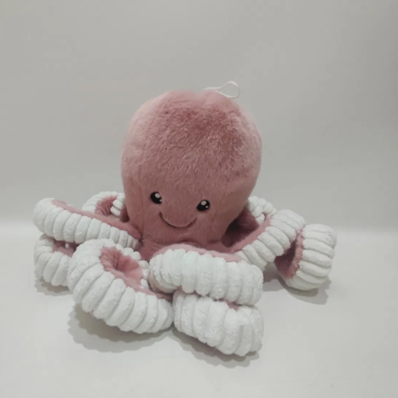 Tricolor Octopus Plush Toy Sea Creature Children′s Comfort Toy