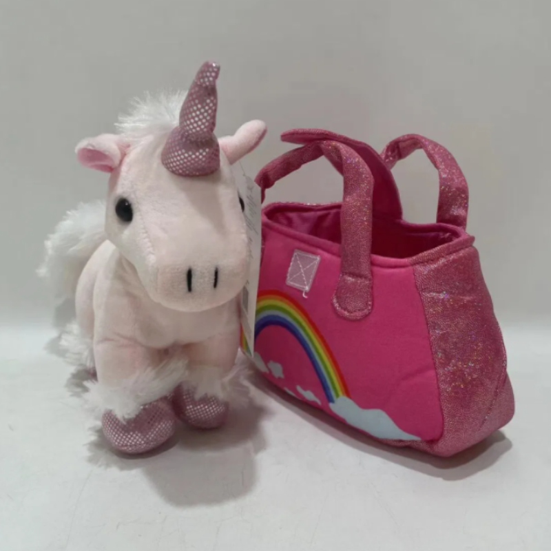 Tote Bag Unicorn Detachable Good Looking Handbag Toys