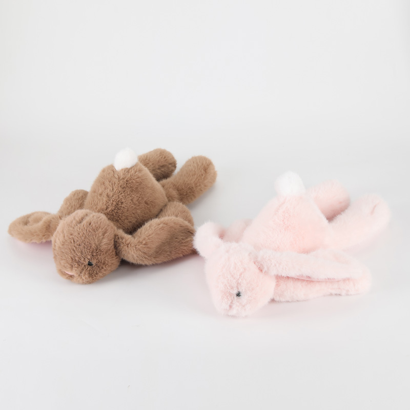Gift Plush Toy soft rabbit pink and Brown