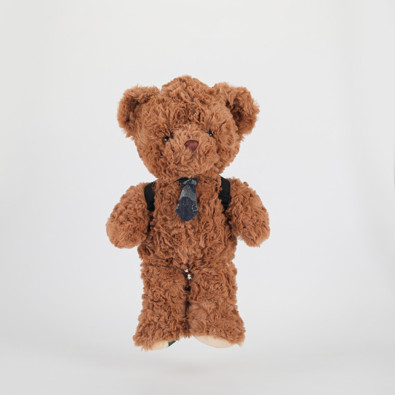 Plush stuffed  Toy  cute teddy bear with bag